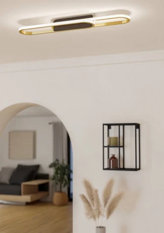 Настенно-потолочный светильник светодиодный с регулировкой цветовой температуры Eglo Conivarena 902159