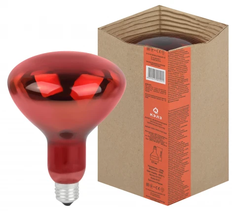 Лампочка инфракрасная E27 220 Вт ЭРА ИКЗК 220-250 R127