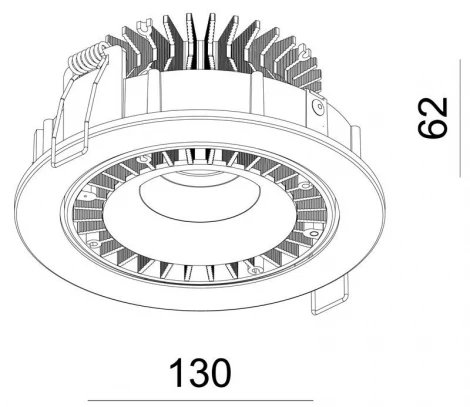 Встраиваемый точечный светильник Deko-Light Shop 565105