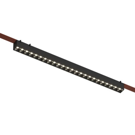 Трековый светильник Downlight низкоковольтный для ременной системы LED с голосовым управлением 48V Denkirs Belty Grill DK5672-BK (Умный дом) (умный дом - Smart Life)