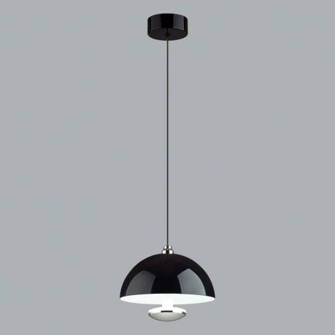 Подвесной светильник Lumion Globe 6568/6L LEDIO белый/черный, хром/металл, акрил 3000-6000K LED 6W 220V (сенсорный выключатель, на проводе)