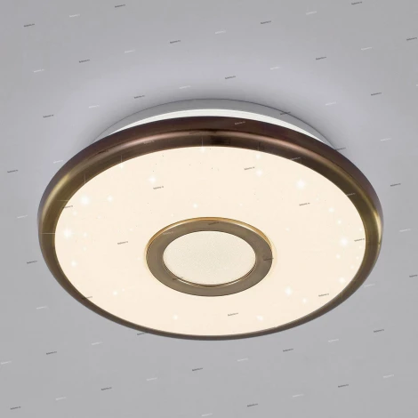 Потолочный светильник круглый Citilux Старлайт CL70313 (LED, 220V, диммер, IP43)