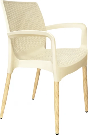 Стул Sheffilton SHT-S68/S424-С бежевый/светлый орех