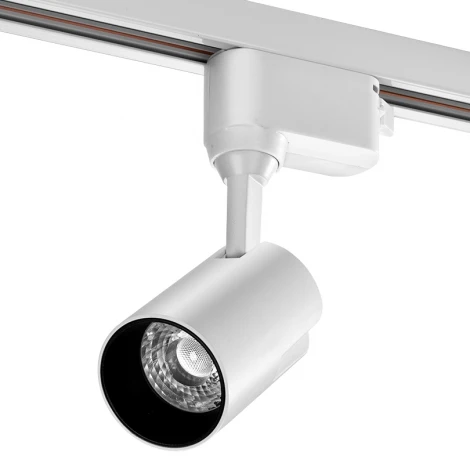 Трековый светодиодный светильник однофазный Wolta WTL-15W/01W 220V 15Вт 4000К IP40 белый