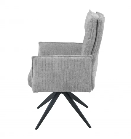 Стул DikLine 6824 т.к Светло-серая 709-21, опоры черные