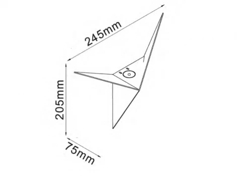 Настенный светильник DesignLed TRIK GW-9103-3-WH-NW (12V)