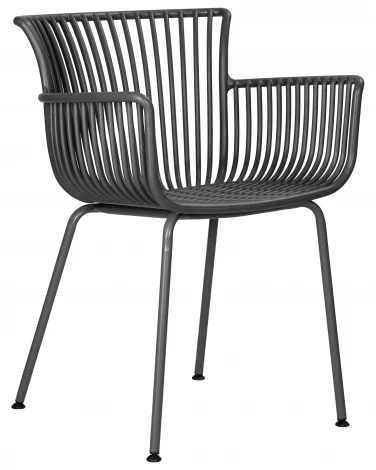 Набор 4 шт стул обеденный DOBRIN ROSS (темно-серый (GR-04) без подушки)