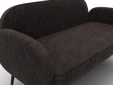 Диван прямой Лига-086 (Фанера,Велюр/Коричневый) Лига Диванов 131098