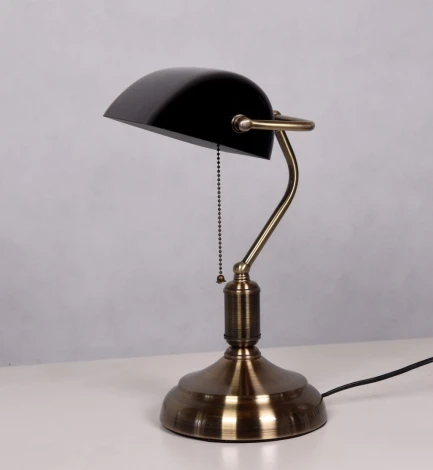 Офисная настольная лампа Lumina Deco Banker LDT 305 BK