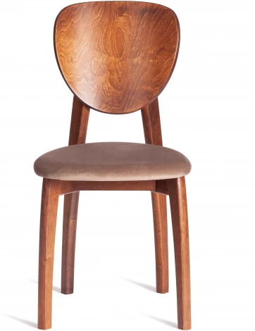 Обеденный стул Tetchair DIAMANTE (Бук/Коричневый)