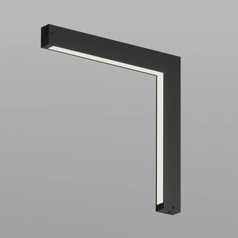 Трековый угловой светильник светодиодный однофазный 220V Denkirs Smart Linear DK8015-BK