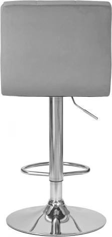 Стул барный DOBRIN CANDY (серый велюр (MJ9-75)) 5006-LM CANDY, цвет сиденья серый (MJ9-75) основания хром