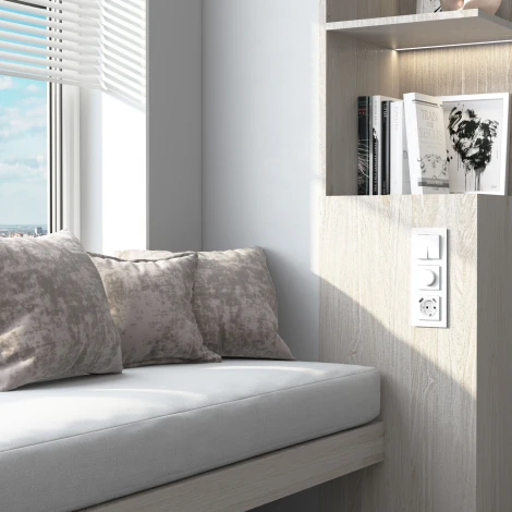 Рамка на 3 поста (белый, стекло soft-touch) Werkel W0033101 (a064566)