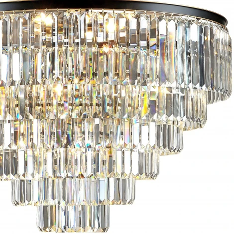 Подвесная большая люстра Divinare Nova 3001/01 LM-16 (220V, на цепи)