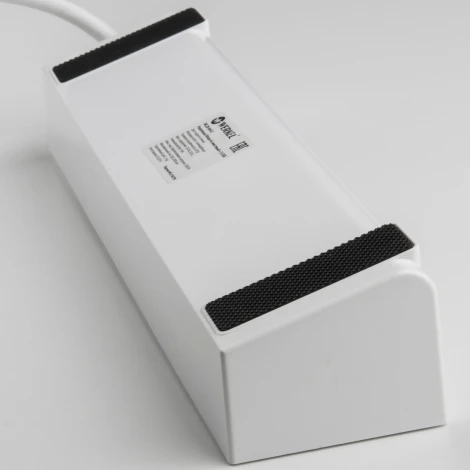 Розеточный блок 4-х местный + 3 USB белый/черный W6514939 (a051461)