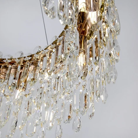 Подвесная люстра хрустальная Modelux MODELUX ML.837.14 GD