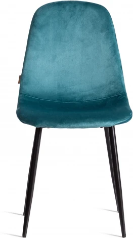 Стул BREEZE (mod. JSC-58) / 1 шт. в упаковке (Велюр,Металл  /Светло-синий,Черный )
