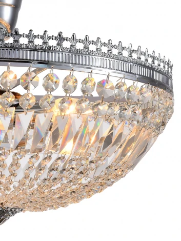 Потолочная люстра Natali Kovaltseva Rococo 81406/6C CHROME