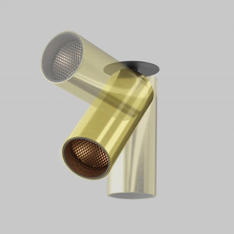 Встраиваемый светильник Maytoni Focus Led C053CL-L12W2.7K-W-BS (220V, круглые)