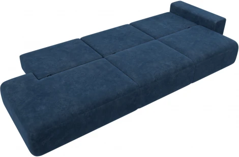 Диван прямой Лига-036 НПБ Модерн Лонг подлокотник справа Лига Диванов (Велюр) арт.127687