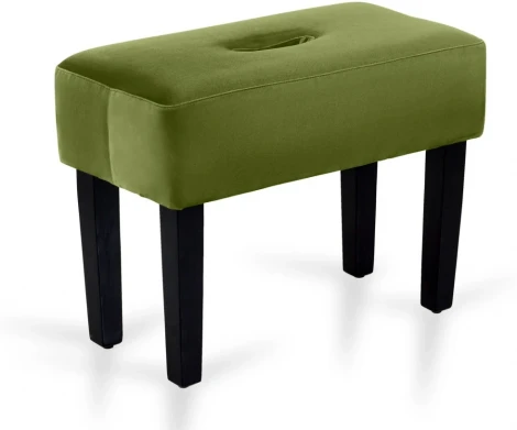 Табурет мягкий Handy ОГОГО (арт.671365), (Велюр,Экокожа/Зеленый)