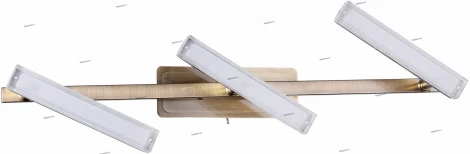 Настенно-потолочный светильник IDLamp Roberta OldBronze 406/3A-Oldbronze