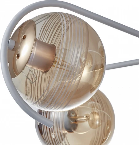 Потолочная люстра Arte Milano AMALFI 326208/3+1 WH+FG (220V, шар)