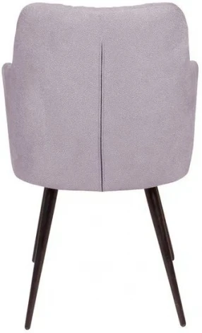 Стул поворотный на 360 градусов Hunt ромб, бархат светло-серый 26 / чёрный конус Top Concept арт.13768