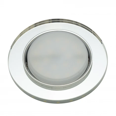 Встраиваемый точечный светильник Fametto Luciole DLS-L159 GX53 CHROME/GLASSY (220V, круглые)