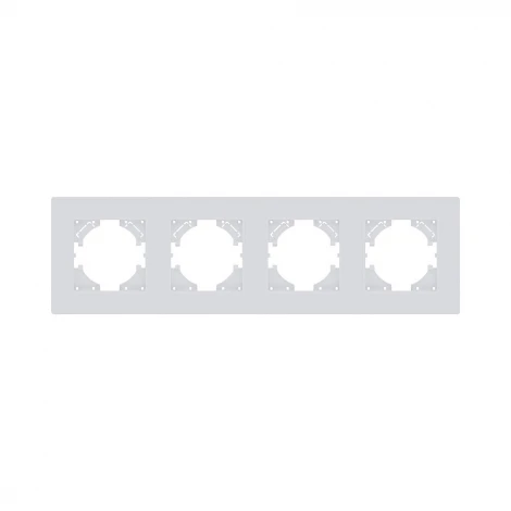 Рамка 4-постовая белый матовый Kollinger Eleganz Plex EP4WM