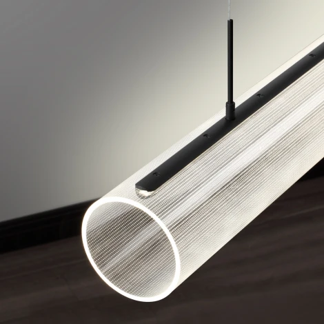 Подвесной светильник Novotech Trompa 359322 черный, диммируемый, с ПДУ LED 36W 220V (на проводе)