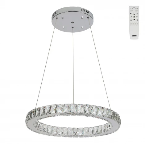 Подвесной светильник Eletto Olimpia EL330P40.1 (LED, 220V, пульт управления, на тросе, кольцо)
