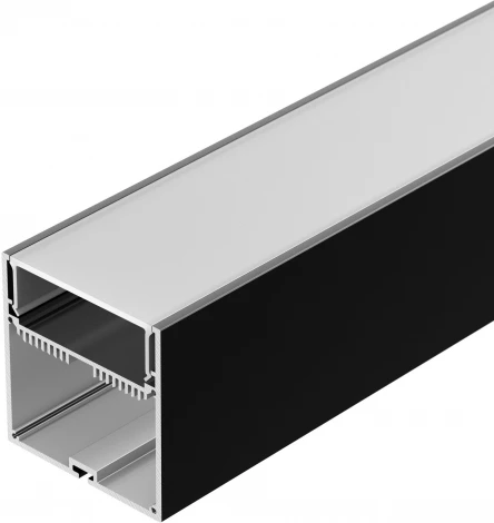Профиль с экраном SL-LINE-7477-2500 BLACK+OPAL (Алюминий) 027991 Arlight SL-LINE
