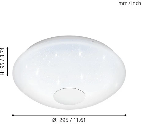 Настенно-потолочный светильник Eglo Voltago 2 95971