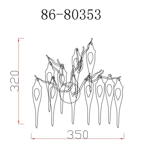 Бра Garda Decor Caramella 86-80353