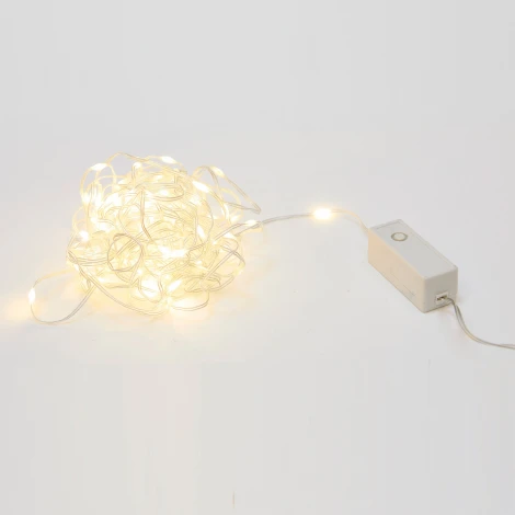 Гирлянда светодиодная "Полоса", 10м. 100 светодиодов, теплый белый свет Uniel ULD-S1000-100/DTA WARM WHITE IP20 DEW BAND