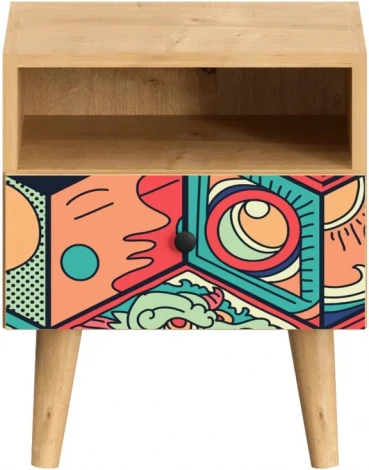 Тумба прикроватная Frida ОГОГО (арт.631867), (ЛДСП)