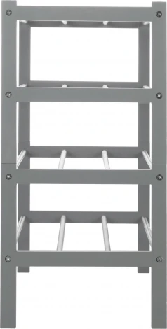 Комплект обувниц Атлас серый (2 шт) Mebelik арт.008710