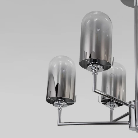 Потолочная люстра на штанге Eurosvet Pluto 60156/6 хром (220V)