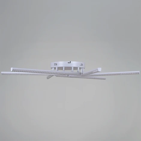 Потолочная люстра на штанге светодиодная с пультом  и ночным режимом Reluce 06538-0.3-06 WH (Умный дом) (220V)