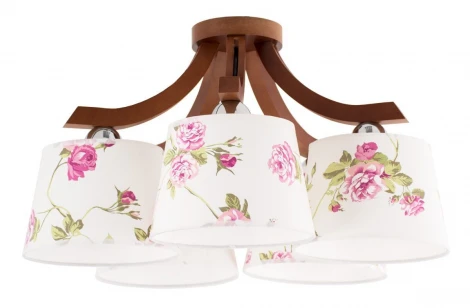 Потолочная люстра Дубравия Морис розы 260-21-25