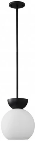 Подвесной светильник iLamp Mono P6079-1 BK+WH (220V, шар)