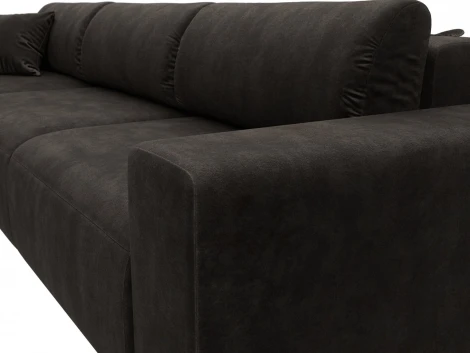 Диван угловой Лига-036 НПБ Классик Лонг левый угол Лига Диванов (Велюр) арт.127788L