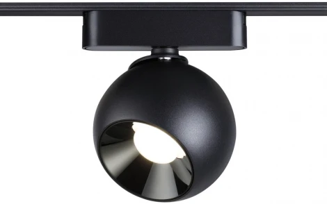 Трековый светильник Novotech Smal 359266 SHINO черный для низковольтного шинопровода IP20 LED 12W 48V 960Лм 3000К (шар)