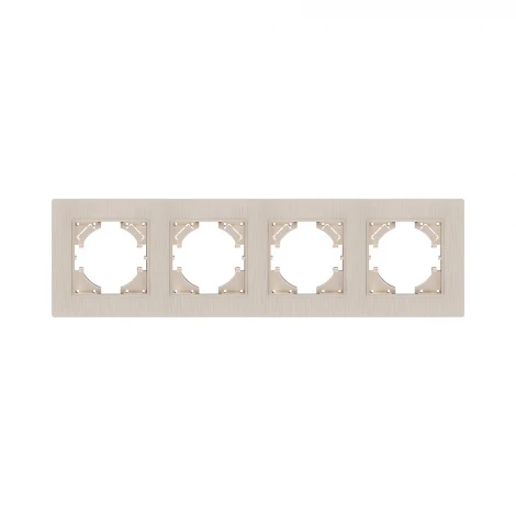 Рамка 4-постовая золотой Kollinger Eleganz Plex EP4GD