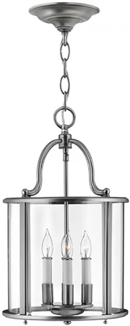 Подвесная люстра Gentry HK-GENTRY-P-M-PW Hinkley (220V, на цепи, свеча)