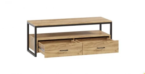 Тумба под TV Нео Лофт TVS-1 Дуб беленый шпон