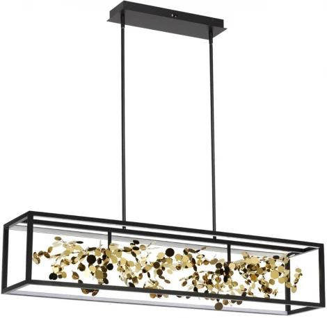 Потолочная люстра на штанге Odeon Light Bild 5065/65L черный/золото/металл/металл LED 1*65W 4000K (220V)