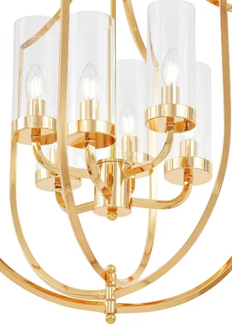 Подвесная люстра Lumina Deco Trulia LDP 8006-6 F.GD