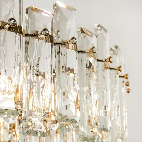 Подвесная люстра хрустальная Modelux MODELUX ML.7082.18 GD